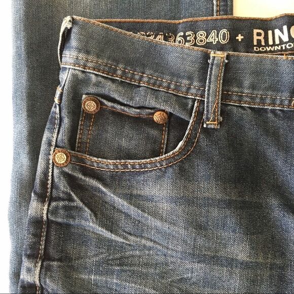 Ring of Fire Slim Straight Blue Jeans 31 x 32 - Picture 6 of 7